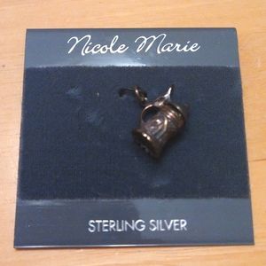 Nicole Marie Sterling Silver Beer Stein Mug Charm NWT